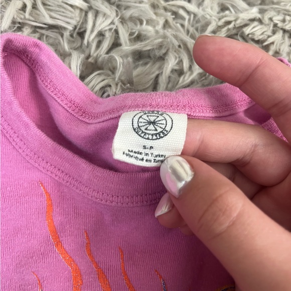 Urban outfitters pink top with tiger - Picture 2 of 2